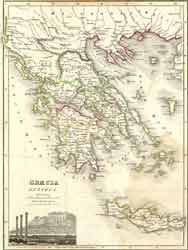 Общая карта Древней Греции